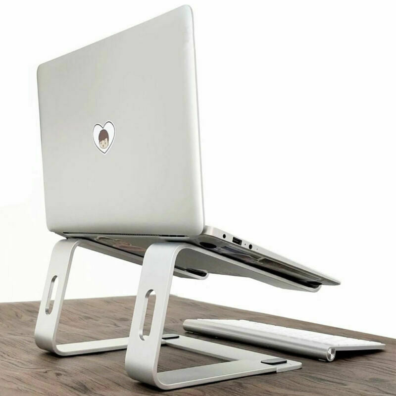 Portable Aluminium Laptop Stand Ergonomic Tray Holder Cooling Riser