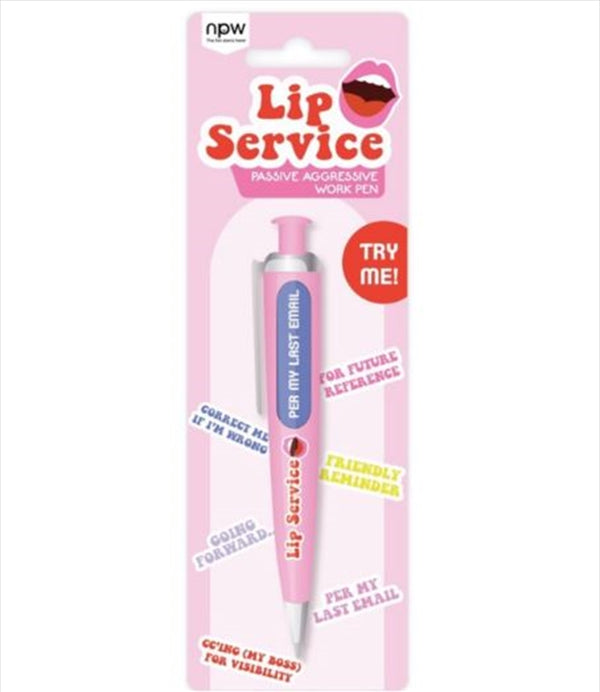 Predict A Pen - Lip Service