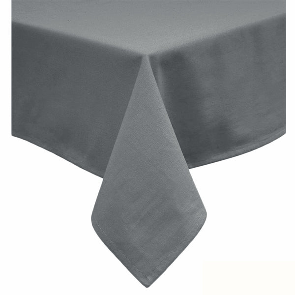 Hoydu Cotton Blend Table Cloth 180cm x 220cm  - SLATE GREY